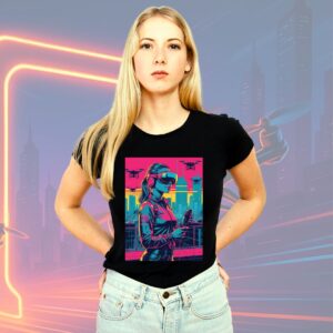 Women Pilot FPV Drone T-shirt